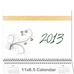 Calendar2013 - Wall Calendar 11  x 8.5  (12-Months)