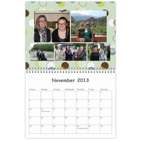 Calendar For Mom & Papa 2013 By Carrie Wardell Nov 2013