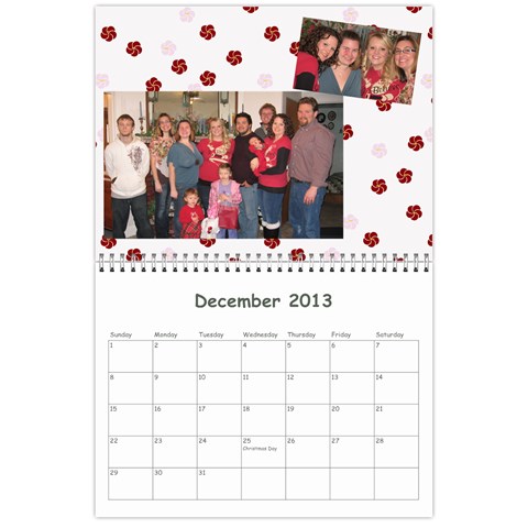 Calendar For Mom & Papa 2013 By Carrie Wardell Dec 2013