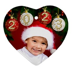 Heart Ornament 2023 (2 sided) - Heart Ornament (Two Sides)