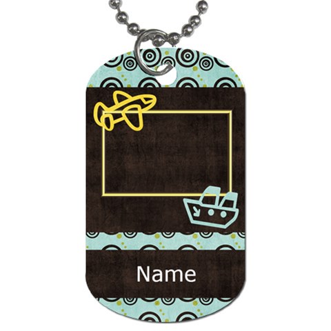 When Spring Comes Boy Dog Tag By Bitsoscrap Front