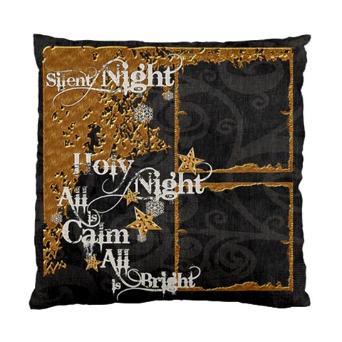 Silent Night Single Sided Pillow Case By Catvinnat Front