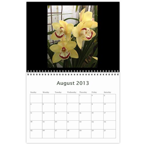 206  Noelas Orchid Calendars By Danielle Willis Aug 2013