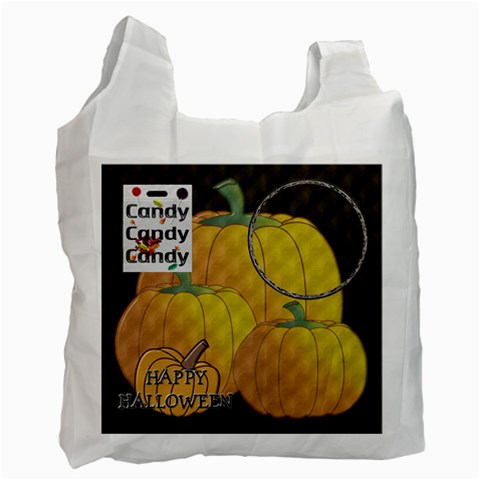 Halloween Candy Recycle Bag By Lil Front