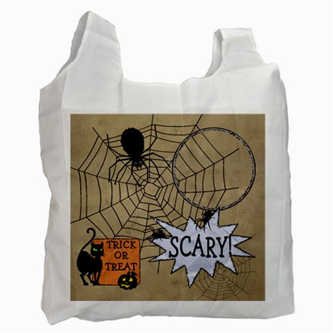 Trick Or Treat Candy Recycle Bag By Lil Front
