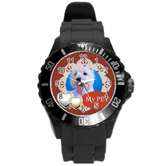 pet - Round Plastic Sport Watch (L)