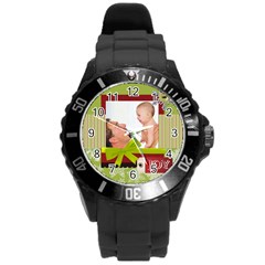 joy - Round Plastic Sport Watch (L)