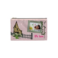 love cometic bag2 - Cosmetic Bag (Small)