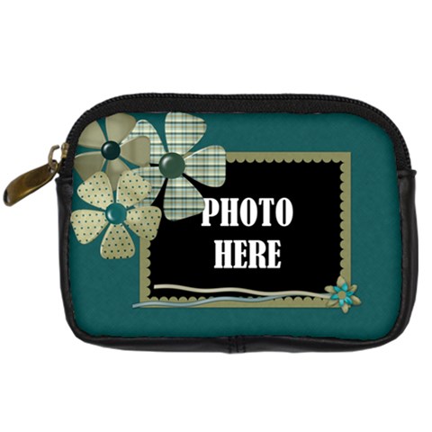 Covered In Teal Camera Case 2 By Lisa Minor Front