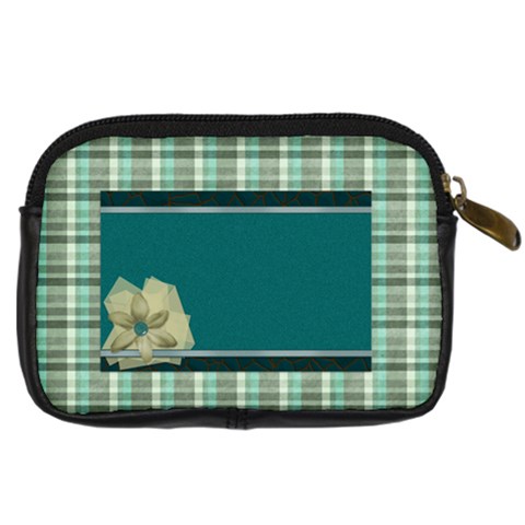 Covered In Teal Camera Case 2 By Lisa Minor Back