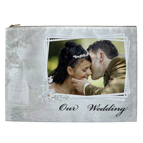 Our Wedding Cosmetic Bag Xxl By Deborah Front