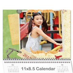 2013 calendar - Wall Calendar 11  x 8.5  (12-Months)