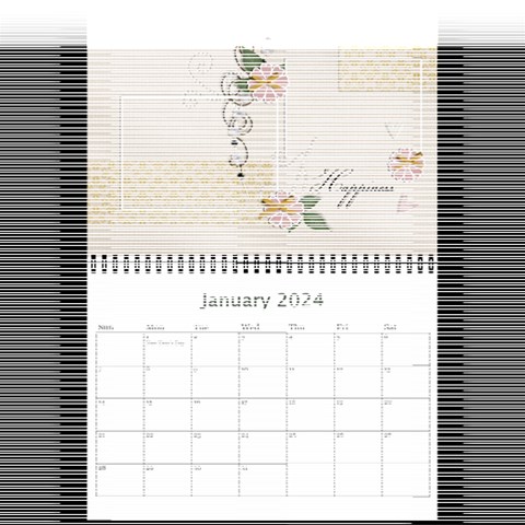 Mini Wall Calendar: Our Family By Jennyl Jan 2024