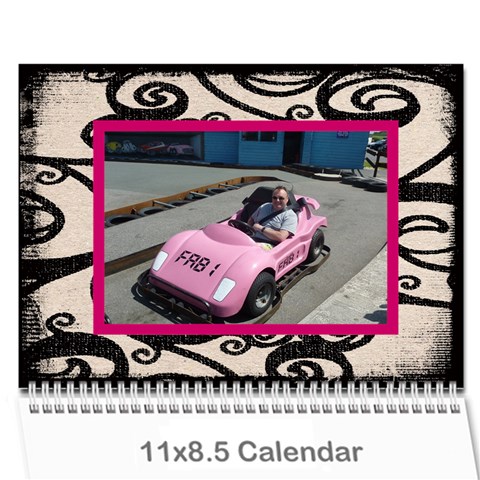 Fantasia Fab1 Classic Pink Frame 2024 Calendar By Catvinnat Cover