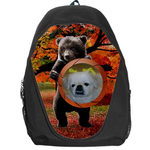 Bear Backpack Bag By Kim Blair Front