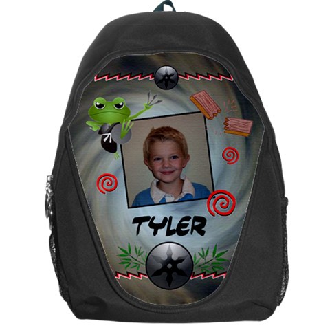 Ninja Frog Backpack Bag By Lmw Front