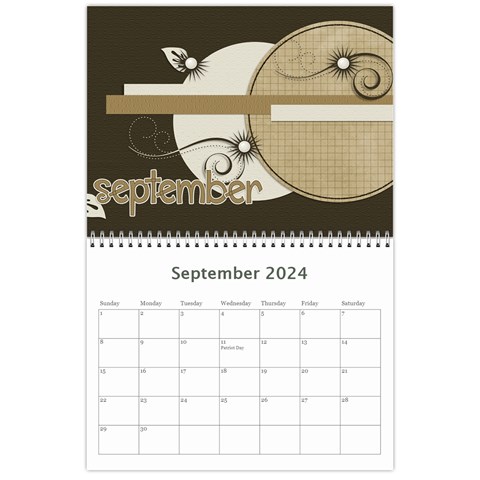 2024 Everyday Calendar By Albums To Remember Sep 2024