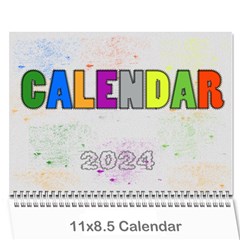 MY CALENDAR 2024 - Wall Calendar 11  x 8.5  (12-Months)