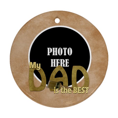 Dad Ornament 1 By Lisa Minor Front