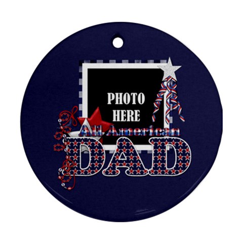 Dad Ornament 2 By Lisa Minor Front