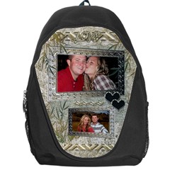 Silver Love Backpack - Backpack Bag