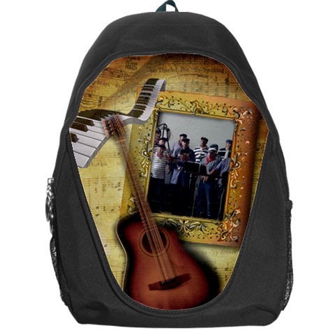 Music Backpack Bag By Deborah Front