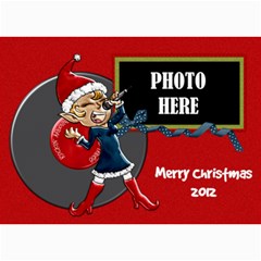 Rockin  Around the Christmas Tree 5x7 Card 3 - 5  x 7  Photo Cards
