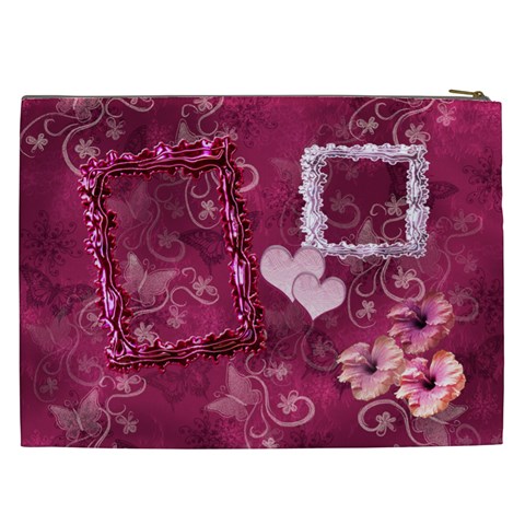 I Heart You My Baby Love Cosmetic Case Xxl By Ellan Back