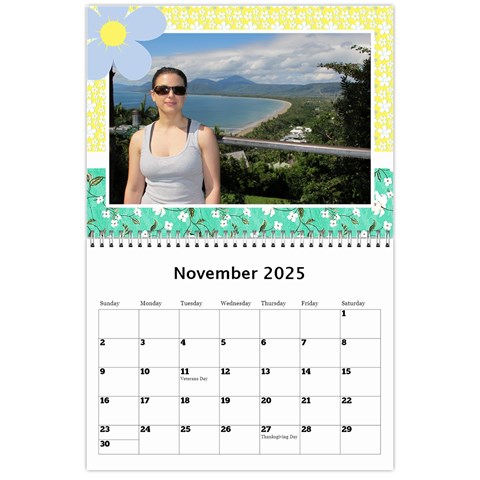 Happy Days Wall Calendar By Deborah Nov 2024