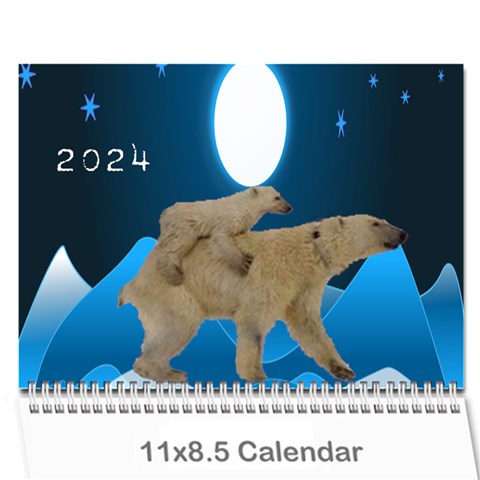 2024 Animal Calendar 2 By Kim Blair Cover