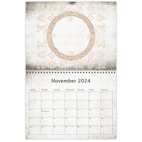 Art Nouveau Antique Lace 2024 Calendar By Catvinnat Nov 2024