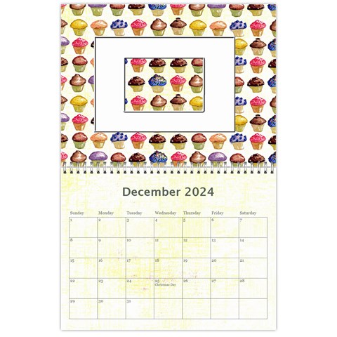 Cupcake Lemon Frosting 2024 Calendar By Catvinnat Dec 2024