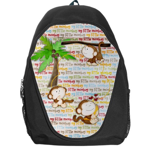 My Monkey Backpack By Elena Petrova Front