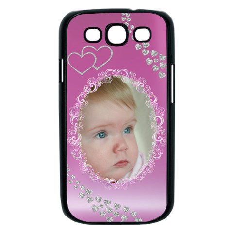 Diamond Pink Samsung Galaxy S Iii Case (black) By Deborah Front