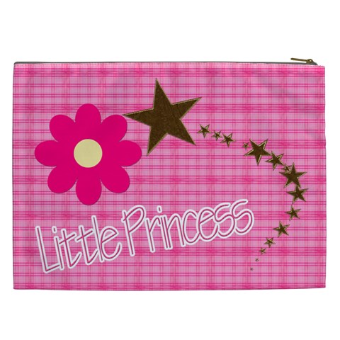 Little Princess Cosmetic Bag (xxl) By Picklestar Scraps Back