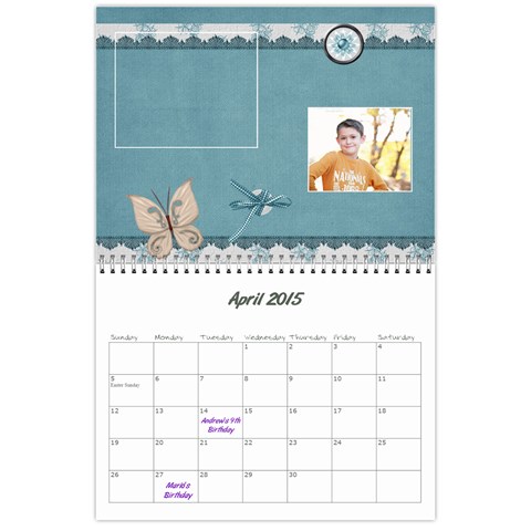 Aj Calendar By Marisa Russo Apr 2015