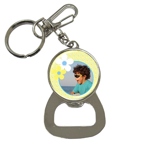 Sunny Days Bottle Opener Key Chain By Deborah Front