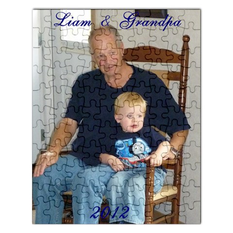 Liam And Grampa Puzzle 2 By Sherry Olford Front