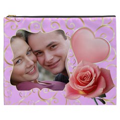 Pink Sweet Love Cosmetic Bag XXXL (7 styles) - Cosmetic Bag (XXXL)