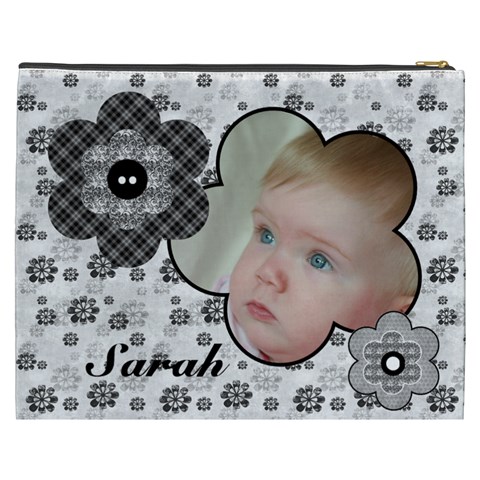 Black And White Selection Cosmetic Bag Xxxl By Deborah Back