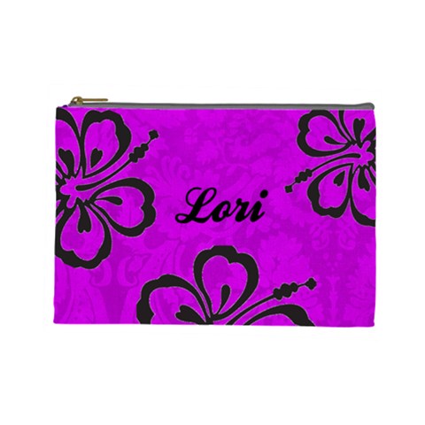 Pretty Florida Cosmetic Bag By Lori Mckee Front
