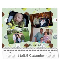 Meyer 2013 - Wall Calendar 11  x 8.5  (12-Months)