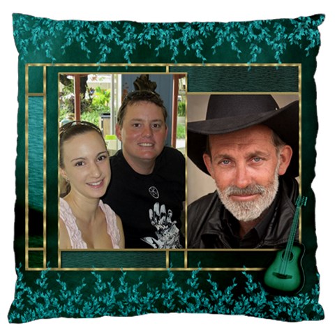 My Family Large Cushion Case (2 Sided) By Deborah Front