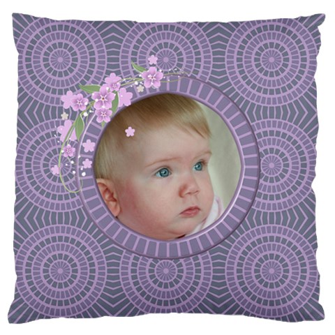Little One Large Cushion Case (2 Sided) By Deborah Front