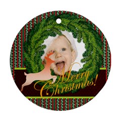 xmas - Round Ornament (Two Sides)