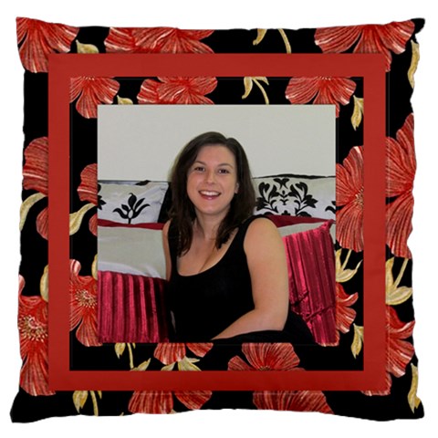 Our Love 2 Large Cushion Case (2 Sided) By Deborah Back
