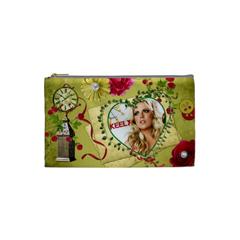 Small Cosmetic Bag Keely Christmas By Pat Kirby Front