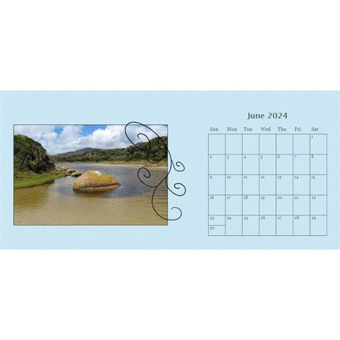 Swirls Desktop Calendar 2024 By Mim Jun 2024