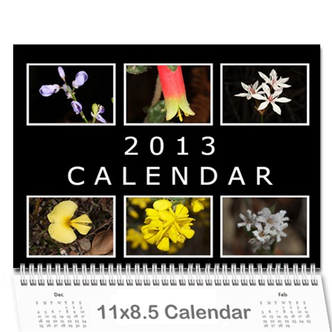 2013 Basic Black & White Calendar By Mim Cover
