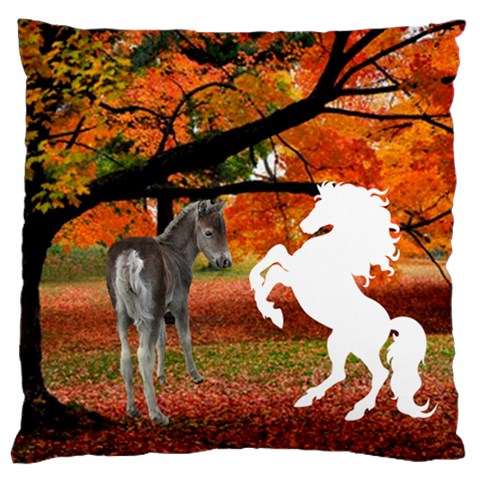 Autumn Scene Large Cushion (2 Sides) By Kim Blair Front